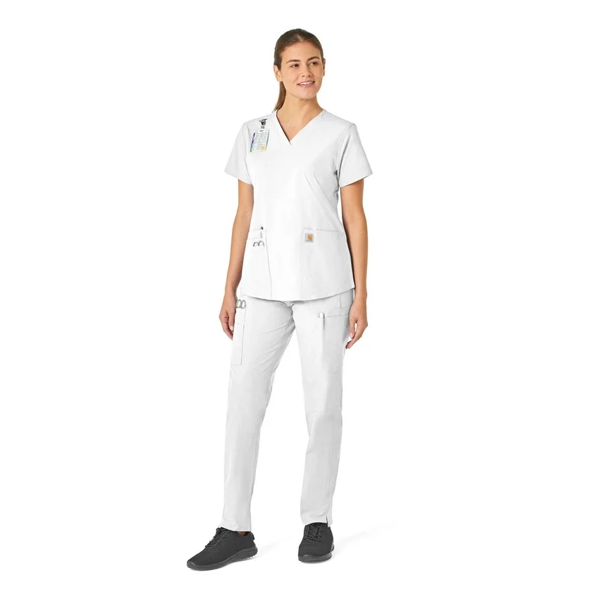 Force Essentials-scrubtop met V-hals voor dames