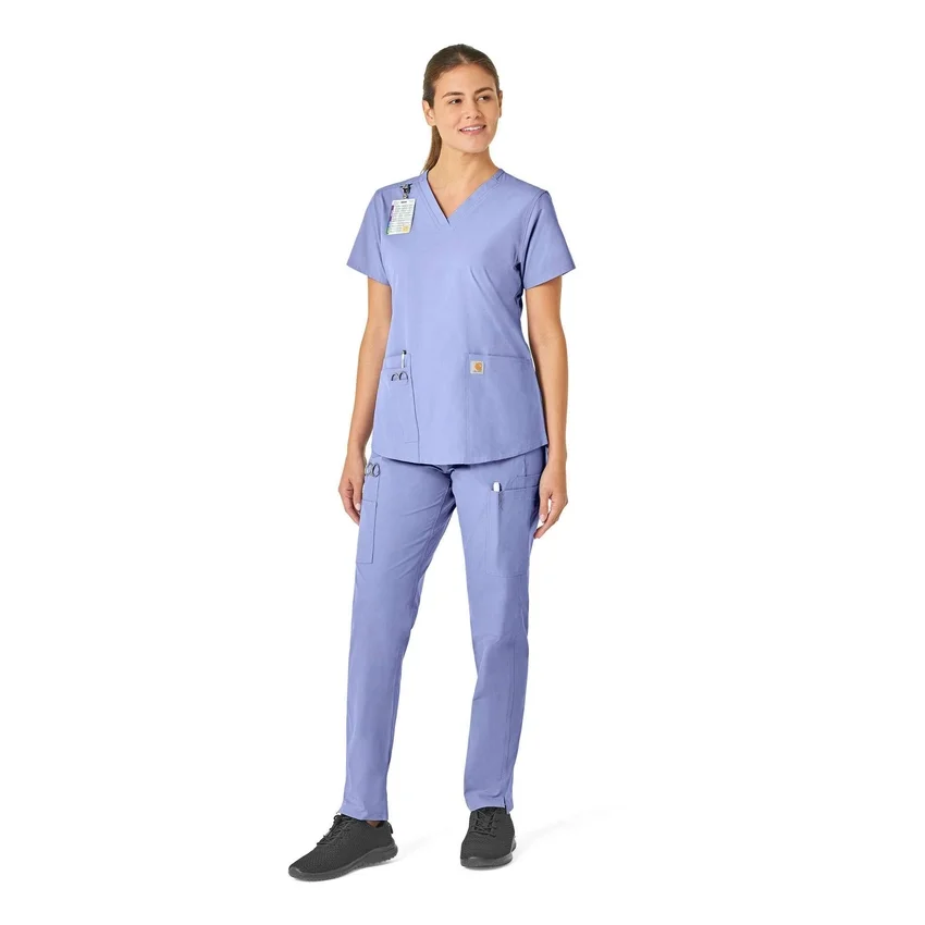 Force Essentials-scrubtop met V-hals voor dames