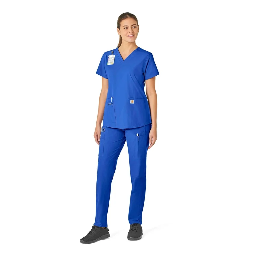 Force Essentials-scrubtop met V-hals voor dames