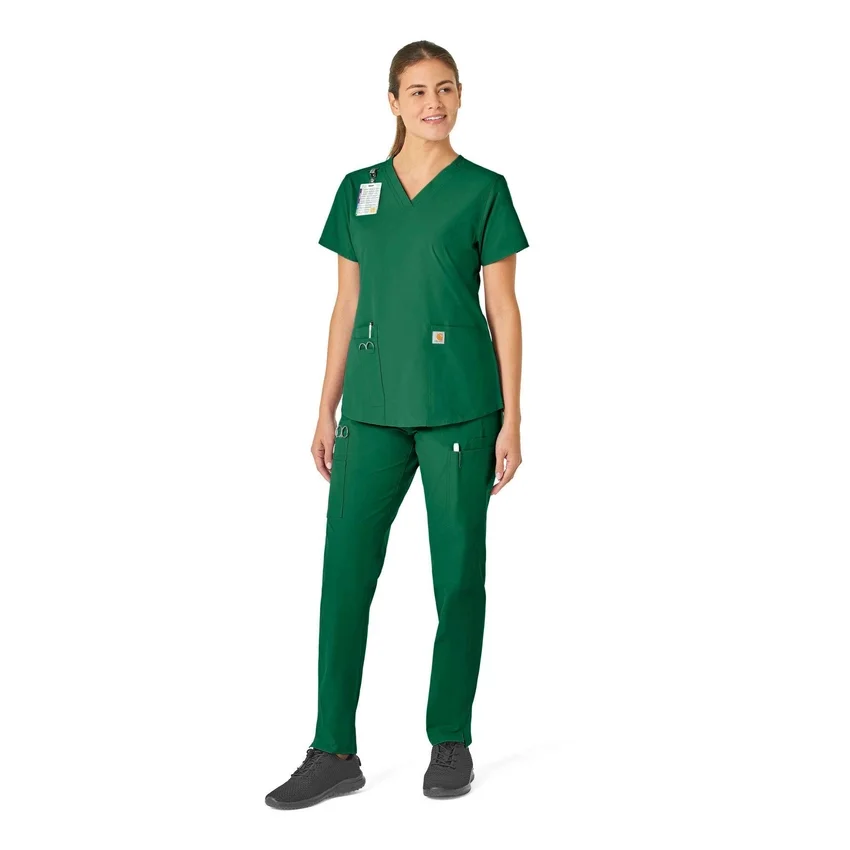 Force Essentials-scrubtop met V-hals voor dames