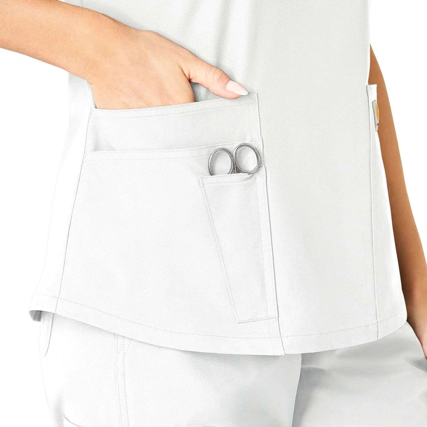 Force Essentials-scrubtop met V-hals voor dames