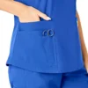 Force Essentials-scrubtop met V-hals voor dames