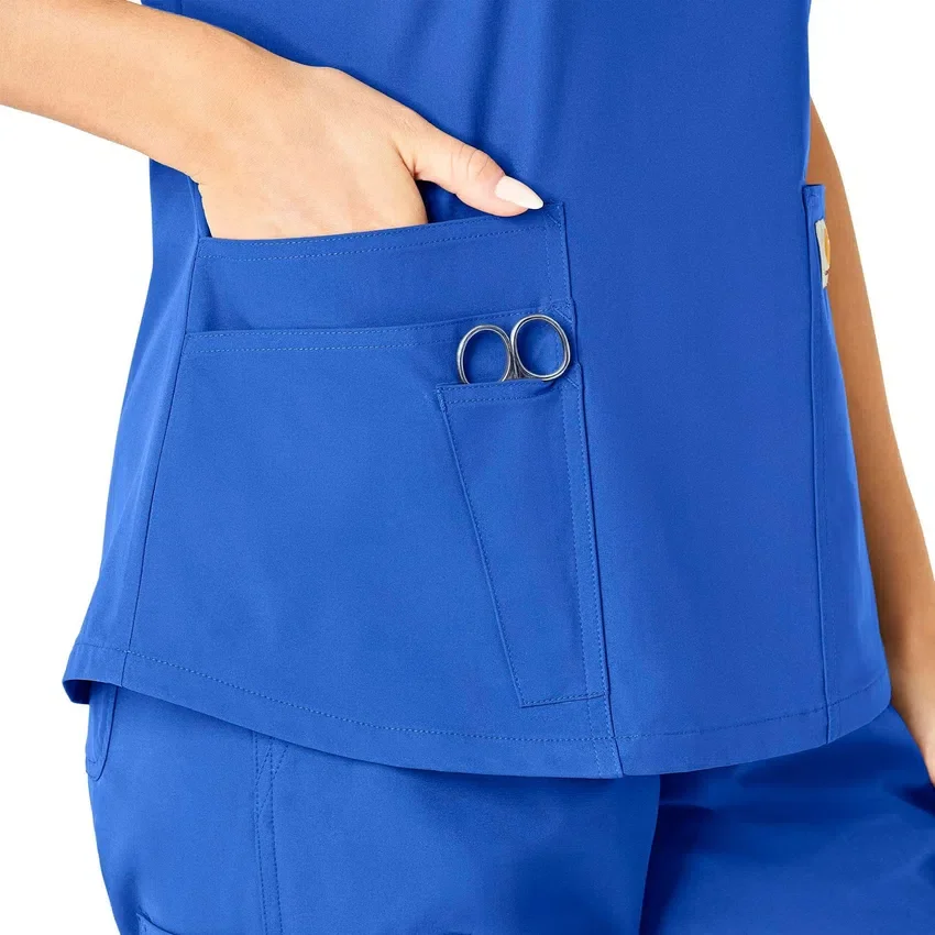 Force Essentials-scrubtop met V-hals voor dames