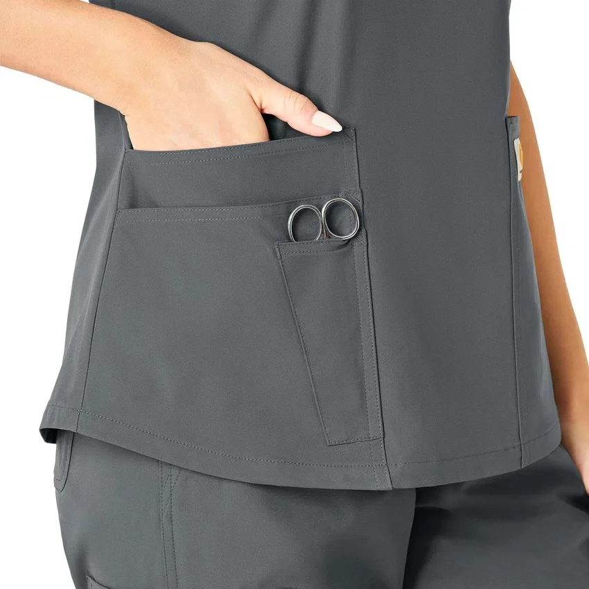 Force Essentials-scrubtop met V-hals voor dames
