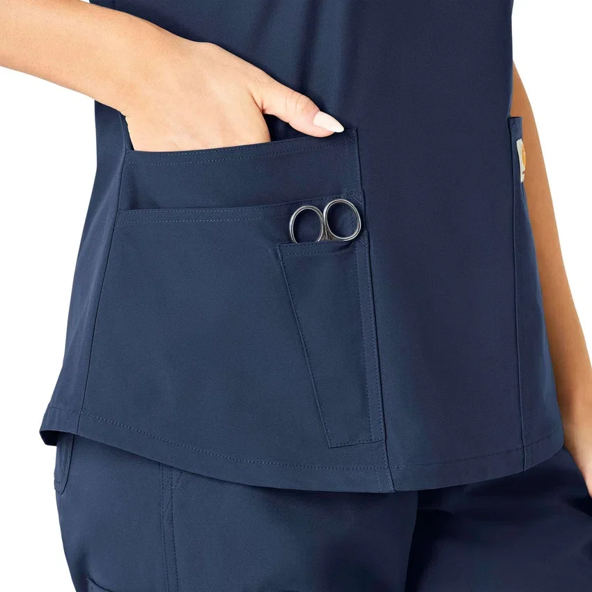 Force Essentials-scrubtop met V-hals voor dames
