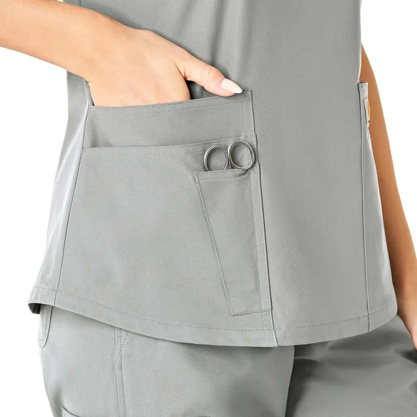 Force Essentials-scrubtop met V-hals voor dames