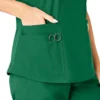 Force Essentials-scrubtop met V-hals voor dames