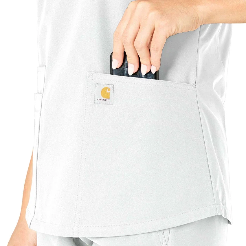 Force Essentials-scrubtop met V-hals voor dames