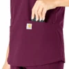 Force Essentials-scrubtop met V-hals voor dames