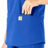 Force Essentials-scrubtop met V-hals voor dames
