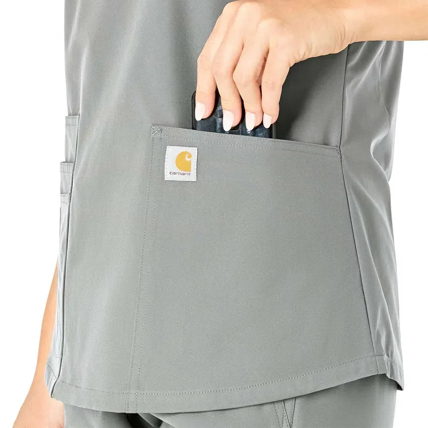 Force Essentials-scrubtop met V-hals voor dames