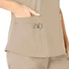 Force Essentials-scrubtop met V-hals voor dames