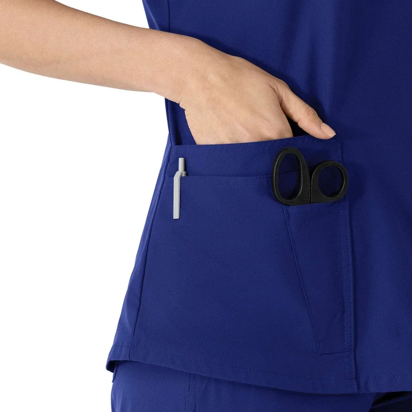 Force Essentials-scrubtop met V-hals voor dames