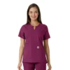 Force Essentials-tuniek met V-hals en gebreide panelen voor dames
