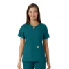 Force Essentials-tuniek met V-hals en gebreide panelen voor dames