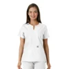 Force Essentials-tuniek met V-hals en gebreide panelen voor dames