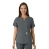 Force Essentials-tuniek met V-hals en gebreide panelen voor dames