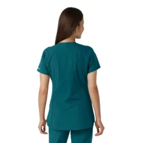 Force Essentials-tuniek met V-hals en gebreide panelen voor dames