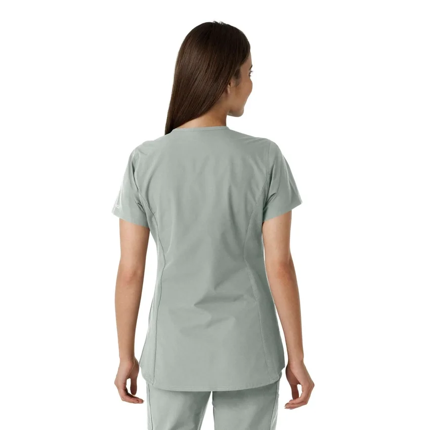 Force Essentials-tuniek met V-hals en gebreide panelen voor dames