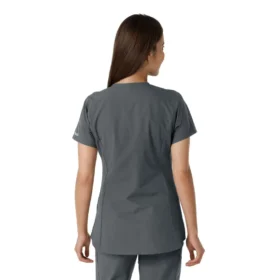 Force Essentials-tuniek met V-hals en gebreide panelen voor dames