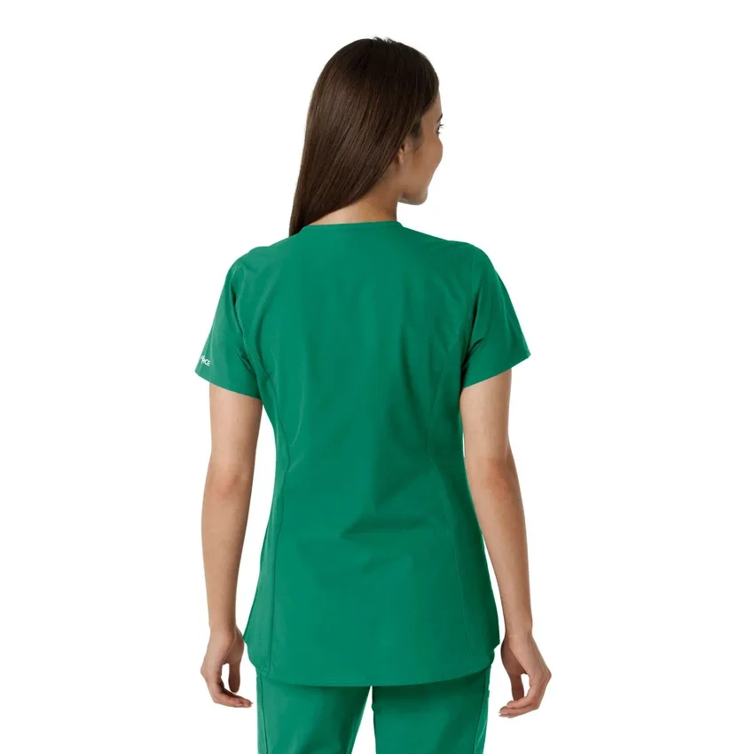 Force Essentials-tuniek met V-hals en gebreide panelen voor dames