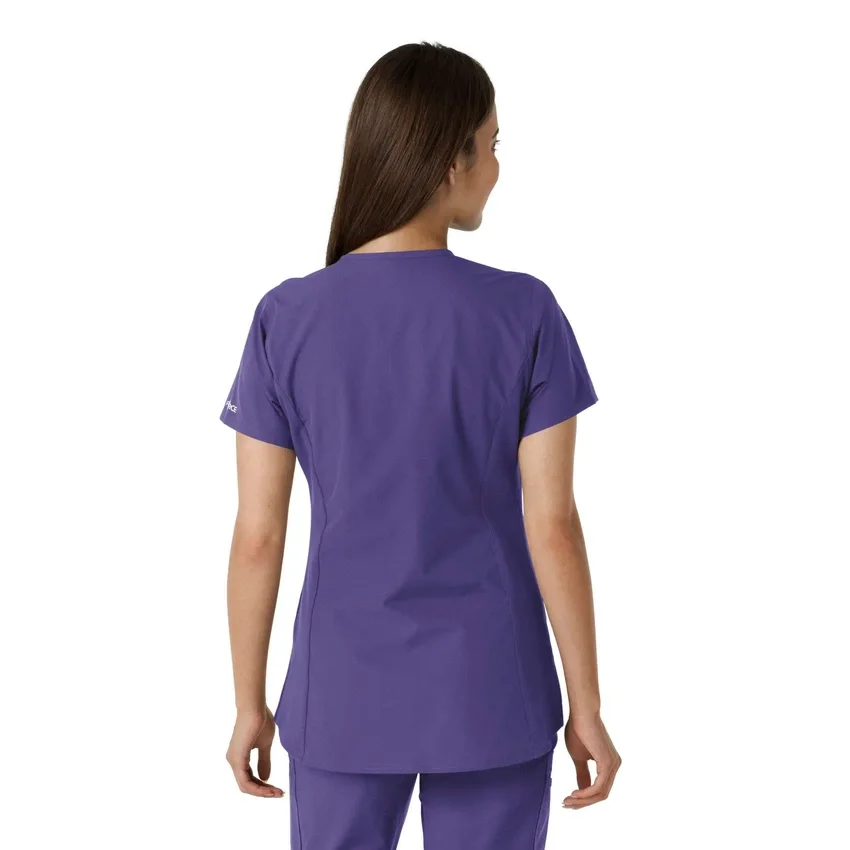 Force Essentials-tuniek met V-hals en gebreide panelen voor dames