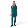 Force Essentials-tuniek met V-hals en gebreide panelen voor dames