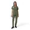 Force Essentials-tuniek met V-hals en gebreide panelen voor dames