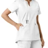Force Essentials-tuniek met V-hals en gebreide panelen voor dames