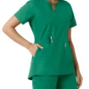 Force Essentials-tuniek met V-hals en gebreide panelen voor dames