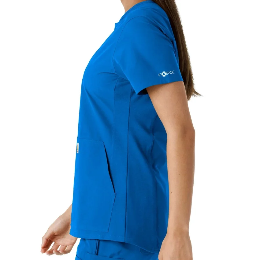 Force Essentials-tuniek met V-hals en gebreide panelen voor dames