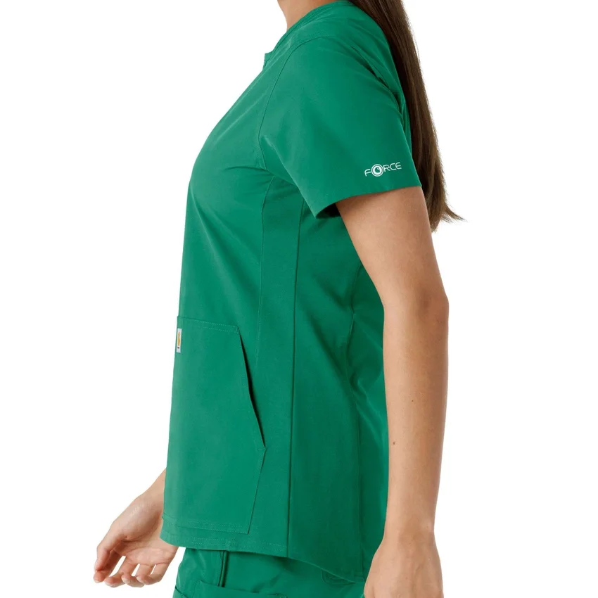 Force Essentials-tuniek met V-hals en gebreide panelen voor dames