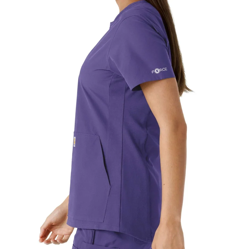 Force Essentials-tuniek met V-hals en gebreide panelen voor dames