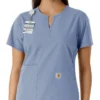 Force Essentials-tuniek met V-hals en gebreide panelen voor dames