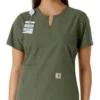 Force Essentials-tuniek met V-hals en gebreide panelen voor dames