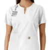 Force Essentials-tuniek met V-hals en gebreide panelen voor dames