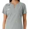 Force Essentials-tuniek met V-hals en gebreide panelen voor dames