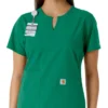 Force Essentials-tuniek met V-hals en gebreide panelen voor dames