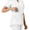 Force Essentials-tuniek met V-hals en gebreide panelen voor dames