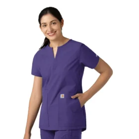 Force Essentials tuniek-scrubtop met V-hals voor dames