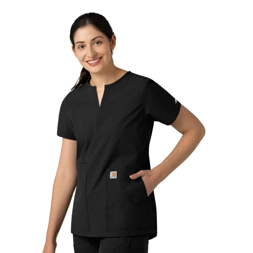Force Essentials tuniek-scrubtop met V-hals voor dames
