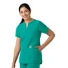 Force Essentials tuniek-scrubtop met V-hals voor dames