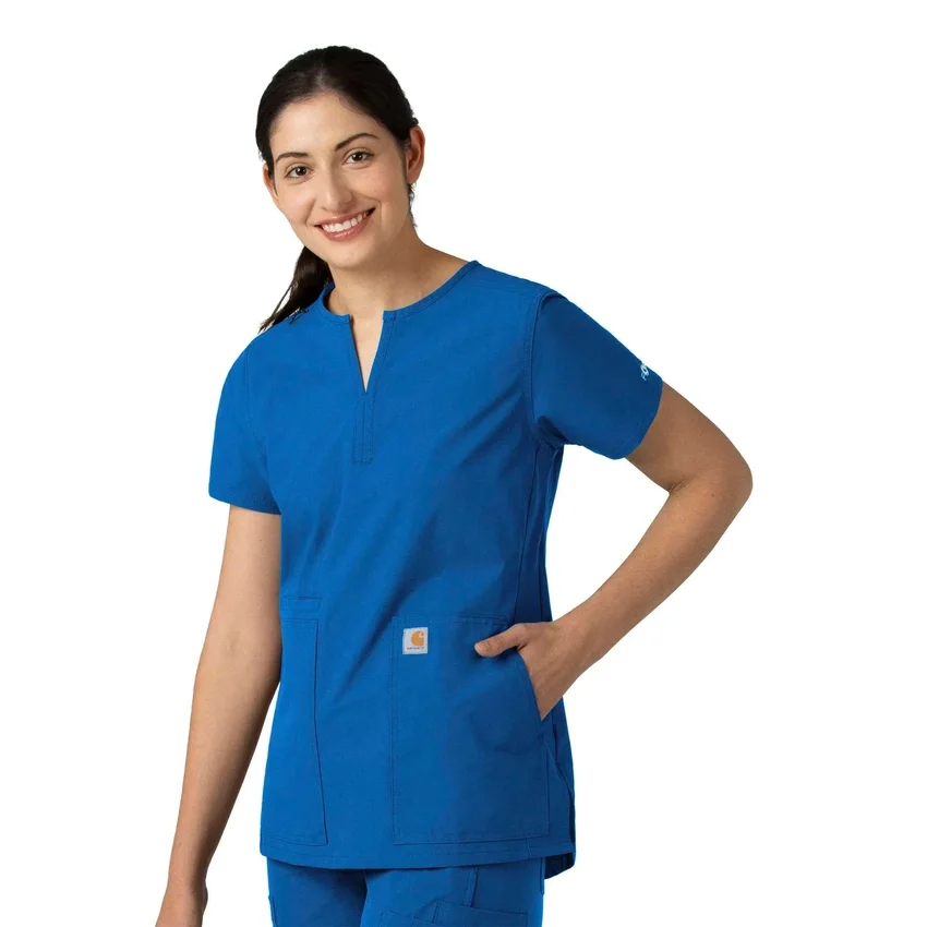 Force Essentials tuniek-scrubtop met V-hals voor dames