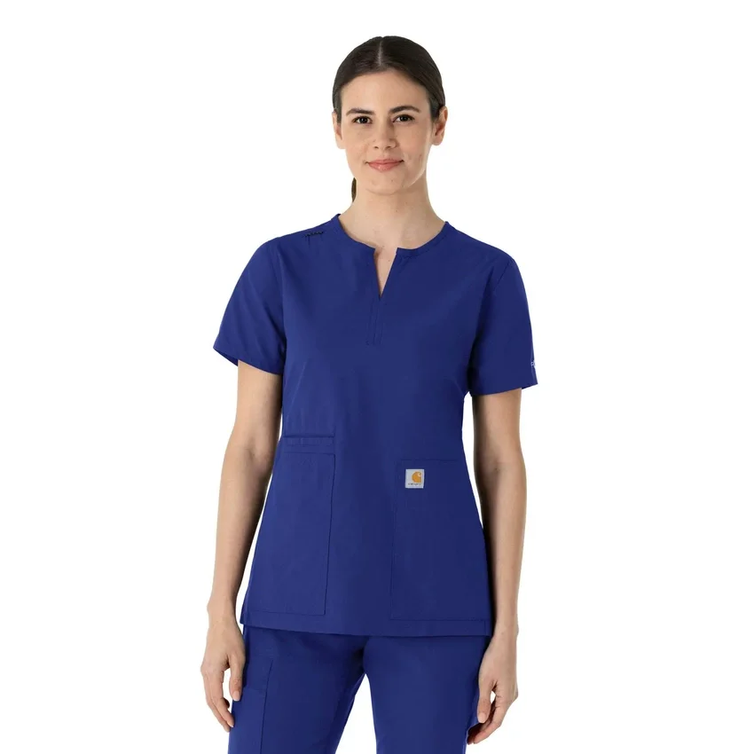 Force Essentials tuniek-scrubtop met V-hals voor dames