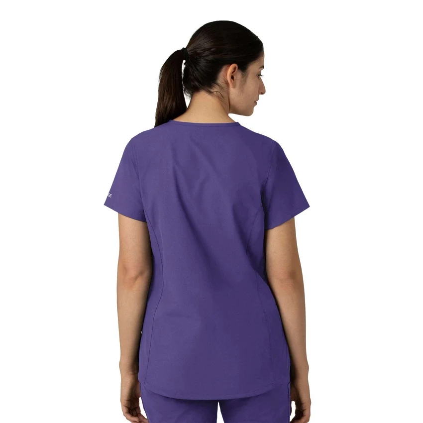 Force Essentials tuniek-scrubtop met V-hals voor dames
