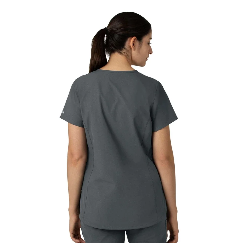 Force Essentials tuniek-scrubtop met V-hals voor dames