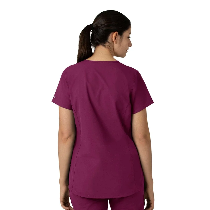 Force Essentials tuniek-scrubtop met V-hals voor dames