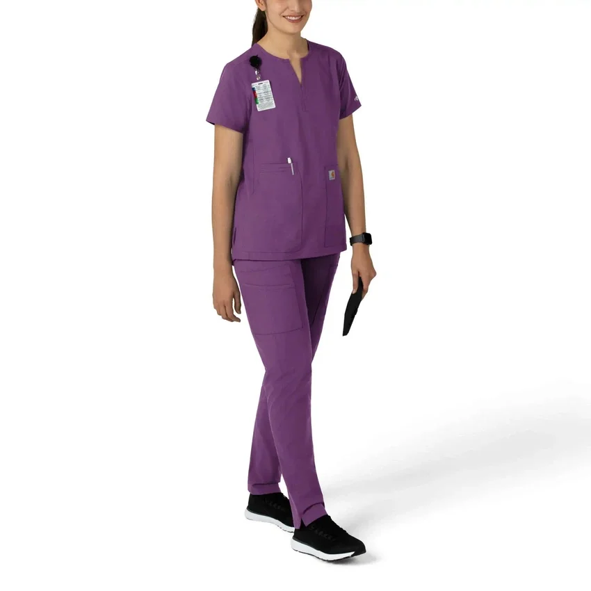 Force Essentials tuniek-scrubtop met V-hals voor dames