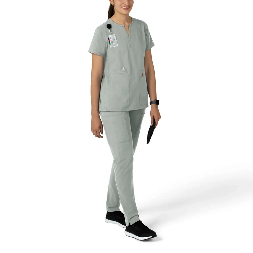 Force Essentials tuniek-scrubtop met V-hals voor dames