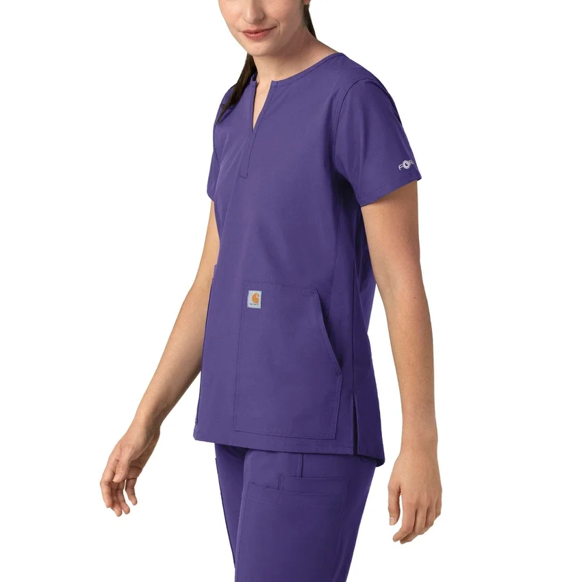 Force Essentials tuniek-scrubtop met V-hals voor dames